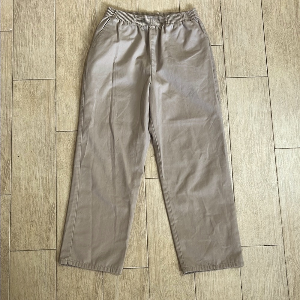 Khaki Casual Chinos Versatile Style Meets most School Uniform Standards Elastic
